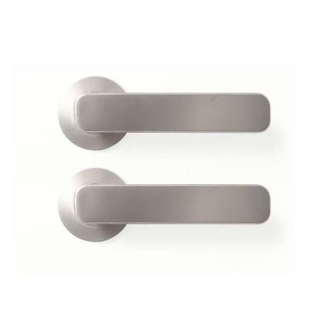 Momo Aspen Dummy Lever Door Handle Set Dull Brushed Nickel