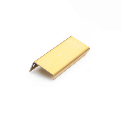 Momo Ferrara Lip Pull 100mm Brushed Brass FER100.BB - The Blue Space