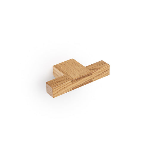 Momo Handles Hako T Knob 76mm Oak