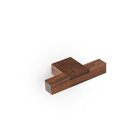 Momo Handles Hako T Knob 76mm Walnut