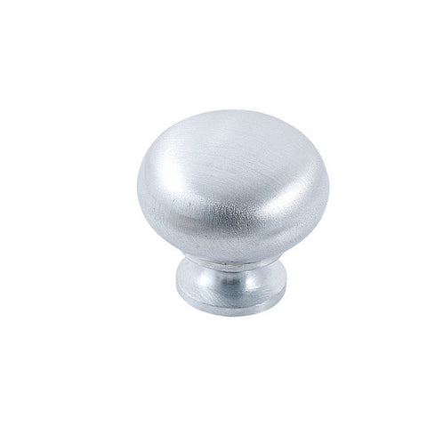 Momo Lugo Plain Knob 30mm Satin Chrome 3230.SC - The Blue Space