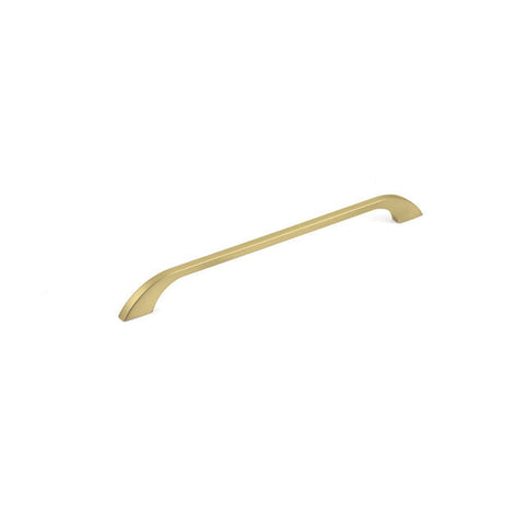 Momo New Prato Bow Handle 256mm Hole Centres Brushed Matt Brass NPB978.256.BMB - The Blue Space