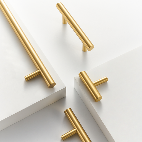 Nova Solid Brass Handle | Satin Brass XS - XL