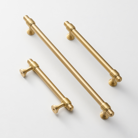 Orson Solid Brass Handle | Satin Brass XS - XXXL