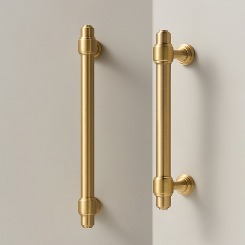 Orson Solid Brass Handle | Satin Brass XS - XXXL