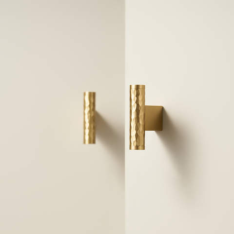 Otto Solid Brass Hammered Handle | Gold