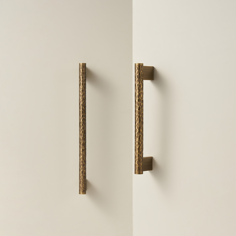 Otto Solid Brass Hammered Handle | Bronze