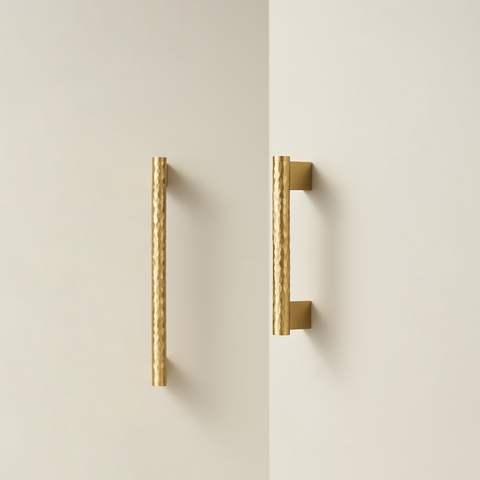 Otto Solid Brass Hammered Handle | Gold