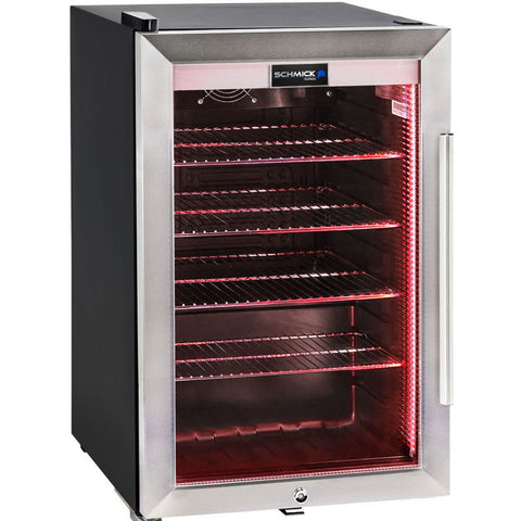 AAA Schmick Tropical Triple Glazed Outdoor Alfresco Glass Door Bar Fridge 70 Litre - Model HUS-SC70L-SS