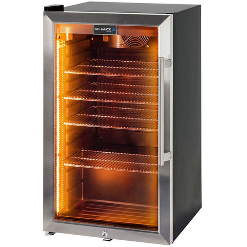 AAA Schmick Outdoor Triple Glazed Alfresco Bar Fridge With Led Strip Lights, Lock and LOW E Glass, indoor use also perfect! - Model HUS-SC88L-SS