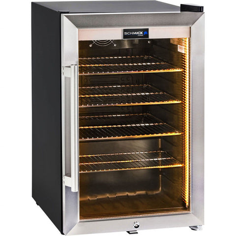 AAA Schmick Tropical Triple Glazed Outdoor Glass Bar Fridge 70 Litre - Model HUS-SC70-SS