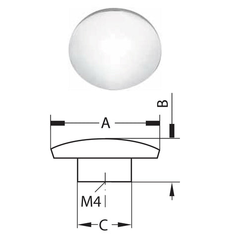 Aluminium Furniture Knob