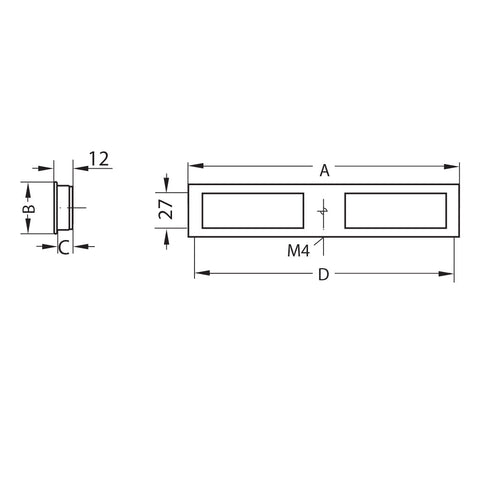 Zinc-Alloy Flush Handle