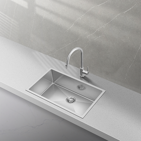 Sink Single Bowl Gun Stainless Steel 700mm