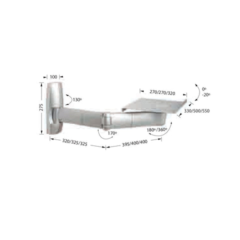 TV Wall Support Trimagix Monitor Arm