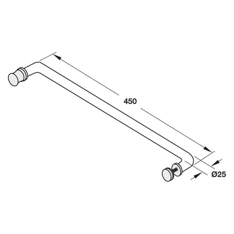 Pull Handle With Knob