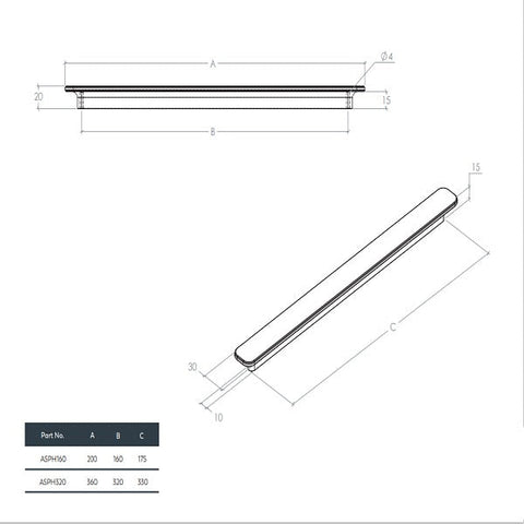 Aspen Pull Handle Brushed Nickel