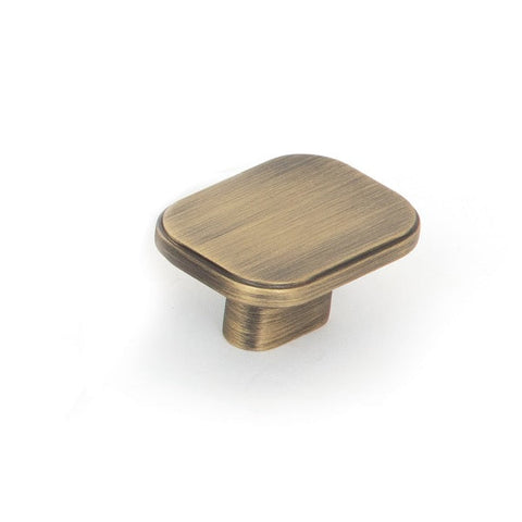 Aspen Knob Dark Brushed Brass