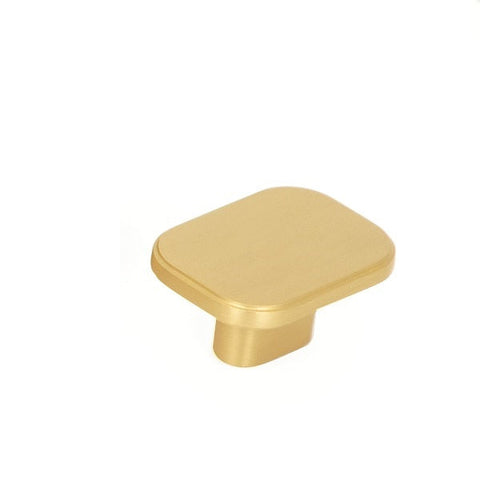Aspen Knob Brushed Satin Brass