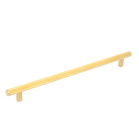 Bellevue Appliance Pull Handle Knurled Brushed Satin Brass
