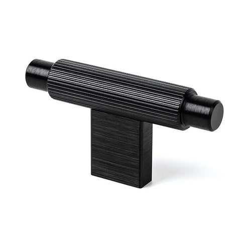 Arpa T Knob 70mm Brushed Black