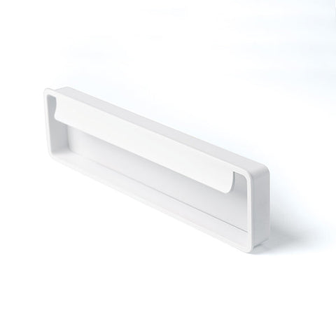 Fold Flush Pull Handle 128mm Matt White