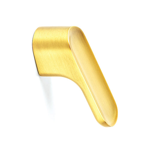 Luv Angled Knob 51mm Brushed Gold