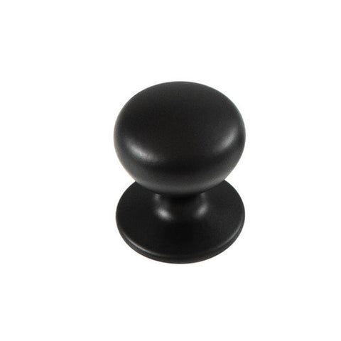 New Hampton Round Knob 32mm Matt Black