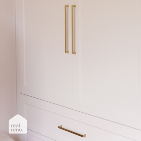 Dallas D Handle Brushed Matt Brass