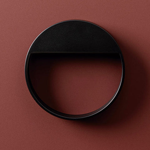 Bau Circular Handle 90mm Matt Black