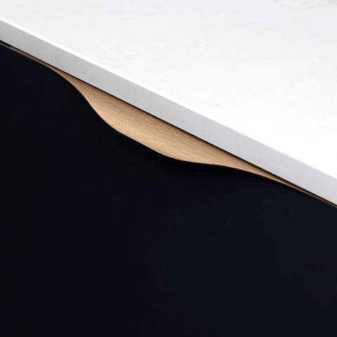 Noma Pull Handle Brushed Dark Brass