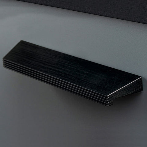 Rail D Handle Brushed Black