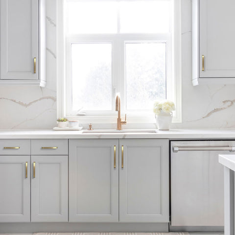 Sense Mini D Handle Brushed Dark Brass