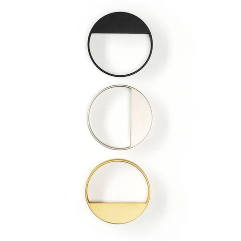Bau Circular Handle 90mm Brushed Nickel