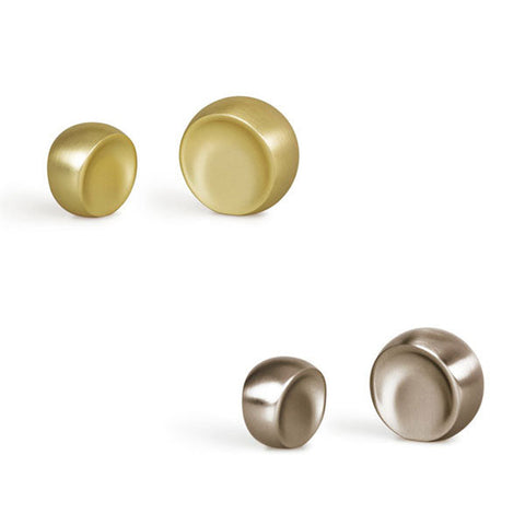 Ball Knob Brushed Matt Brass