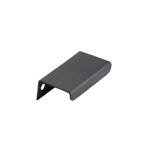 Momo Handles Ferrara Lip Pull 25mm Matt Black - The Blue Space