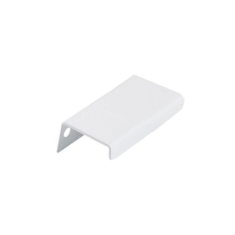 Momo Handles Ferrara Lip Pull 25mm White - The Blue Space