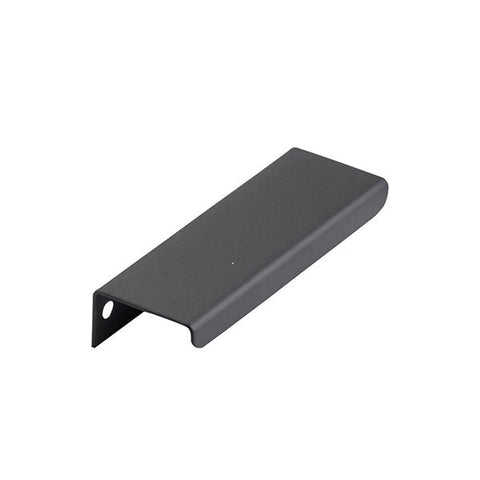 Momo Handles Ferrara Lip Pull 88mm Matt Black - The Blue Space