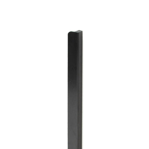 Momo Handles Flapp Pull Handle Brushed Black | The Blue Space