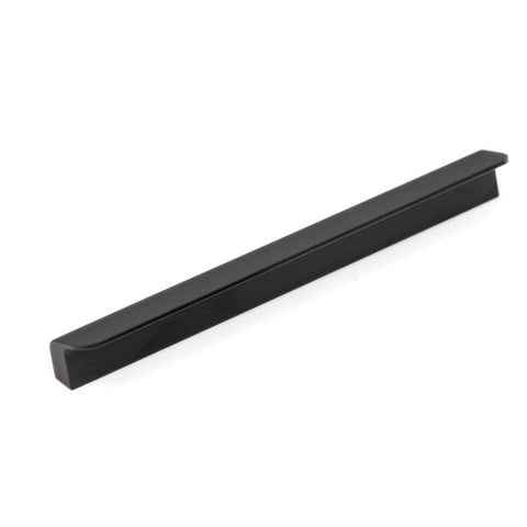 Momo Handles Flapp Pull Handle Brushed Black | The Blue Space