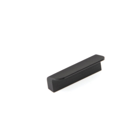 Momo Handles Flapp Pull Handle Brushed Black | The Blue Space