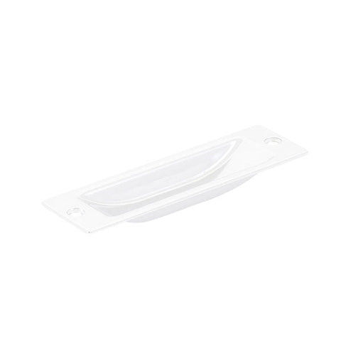 Jena Flush Pull Handle 114mm Matt White