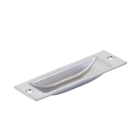Jena Flush Pull Handle 114mm Satin Chrome