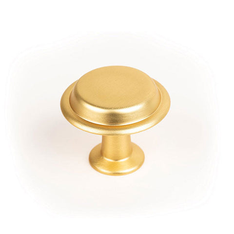 Land Knob 40mm Brushed Gold