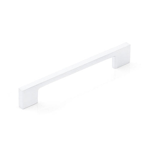 Momo Handles Livorno D Handle 128mm Matt White - The Blue Space