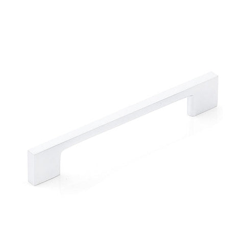 Momo Handles Livorno D Handle 160mm Matt White - The Blue Space