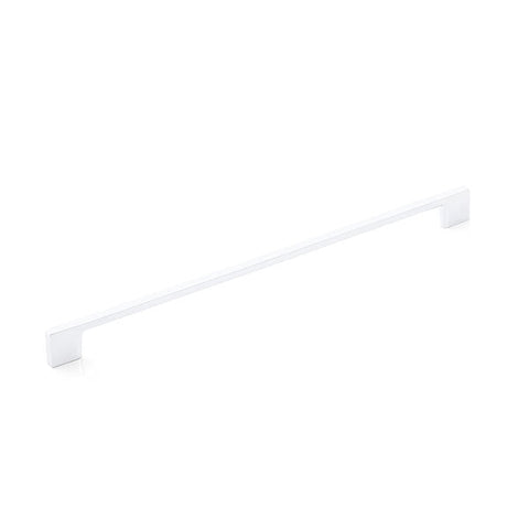Momo Handles Livorno D Handle 256mm Matt White - The Blue Space