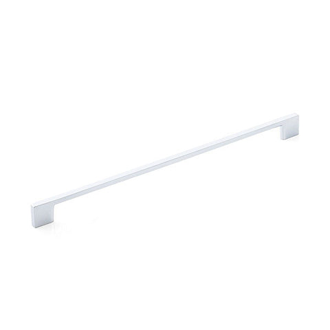 Momo Handles Livorno D Handle 256mm Satin Chrome - The Blue Space