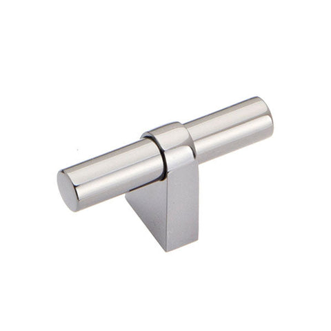 Loreto T Knob 60mm Polished Nickel