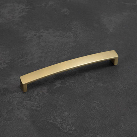 New Hampton D Handle 160mm Matt Brass